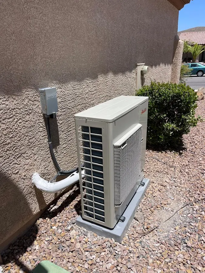 Residential air conditioning condenser unit in Jarrell